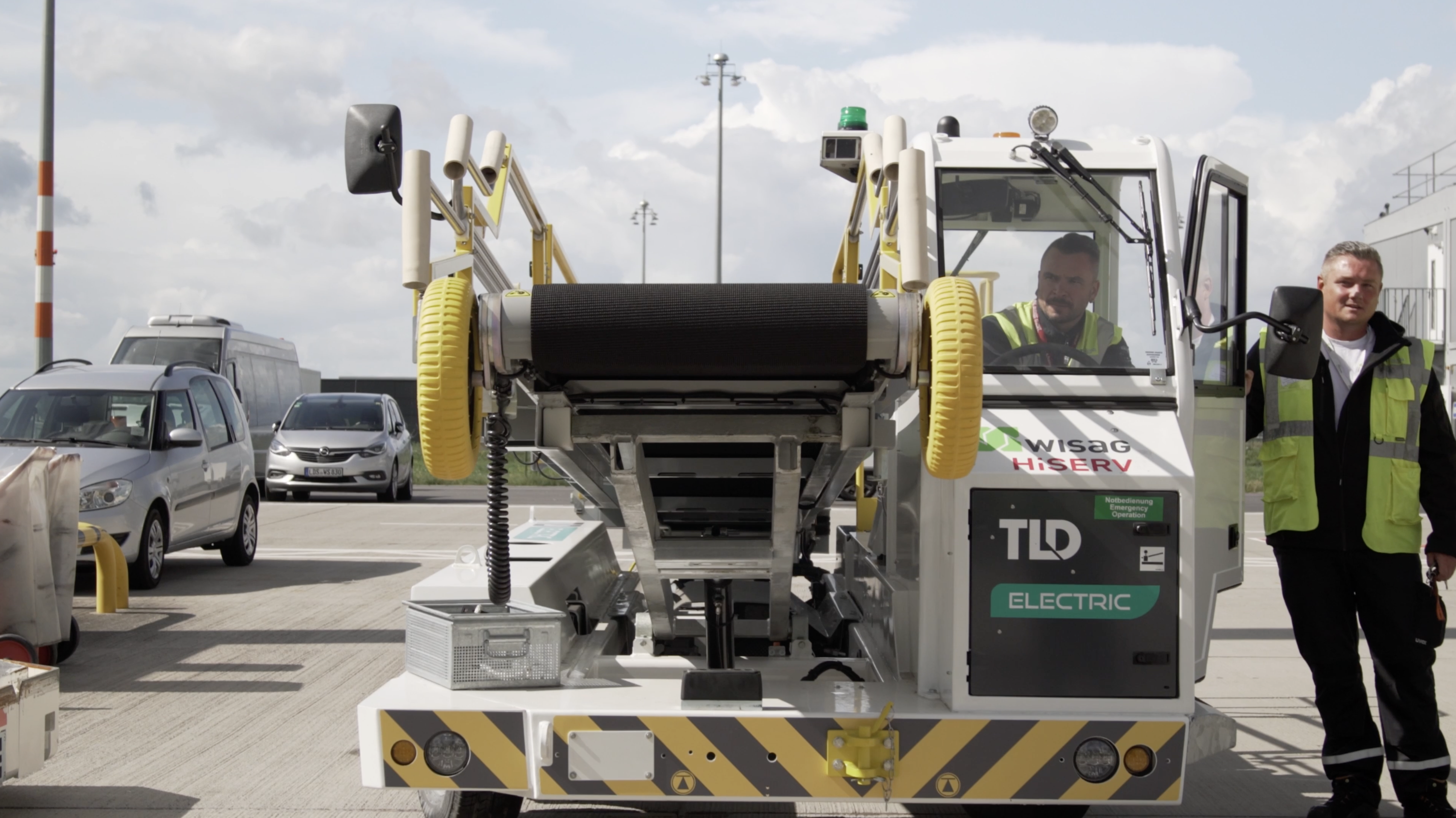 Vollelektrisches nachhaltiges Ground Handling Fahrzeug