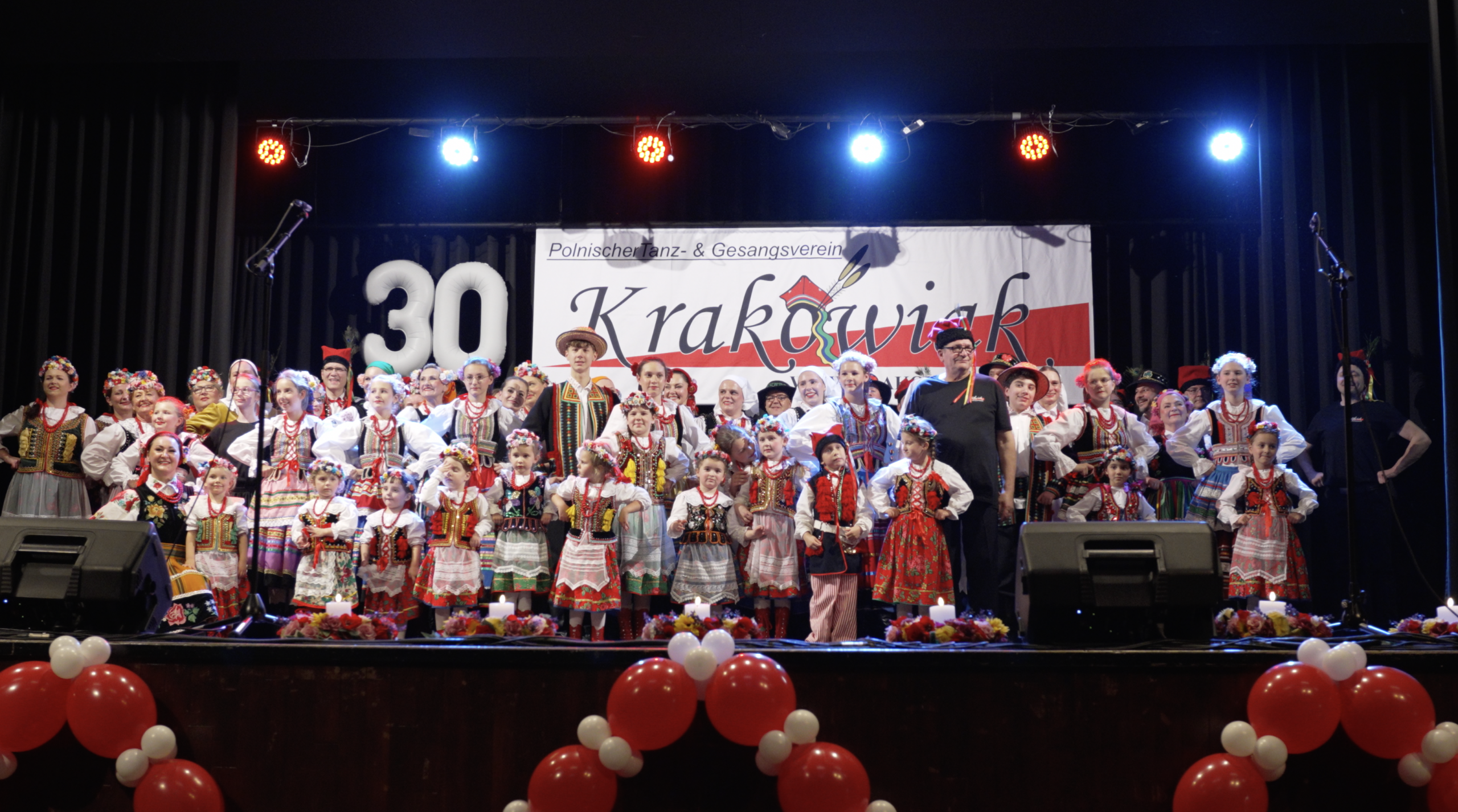 Tanzgruppe Krakowiak e.v. beim 30. Jubiläum